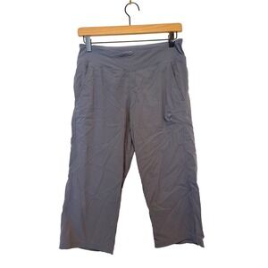Mountain Hardwear Womens Capri Pants Gray Cargo Outdoor Hiking Athletic Sz S